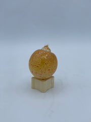 Yellow Glass Ornament